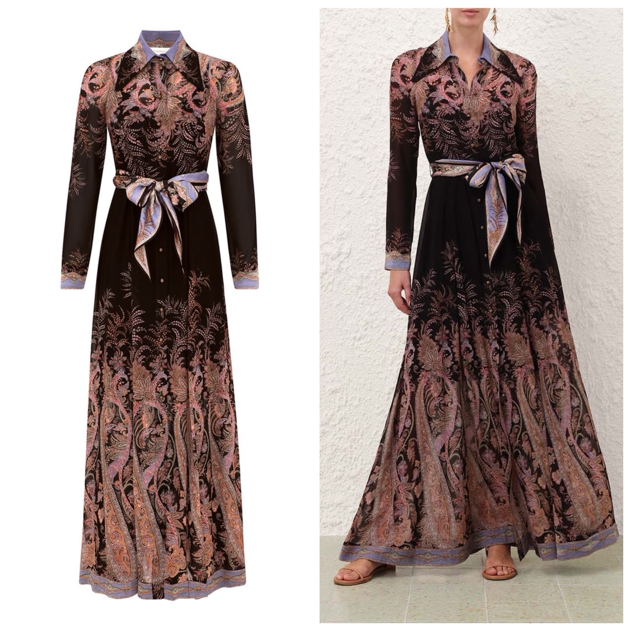 Zimmermann Alchemy Buttoned Maxi Dress