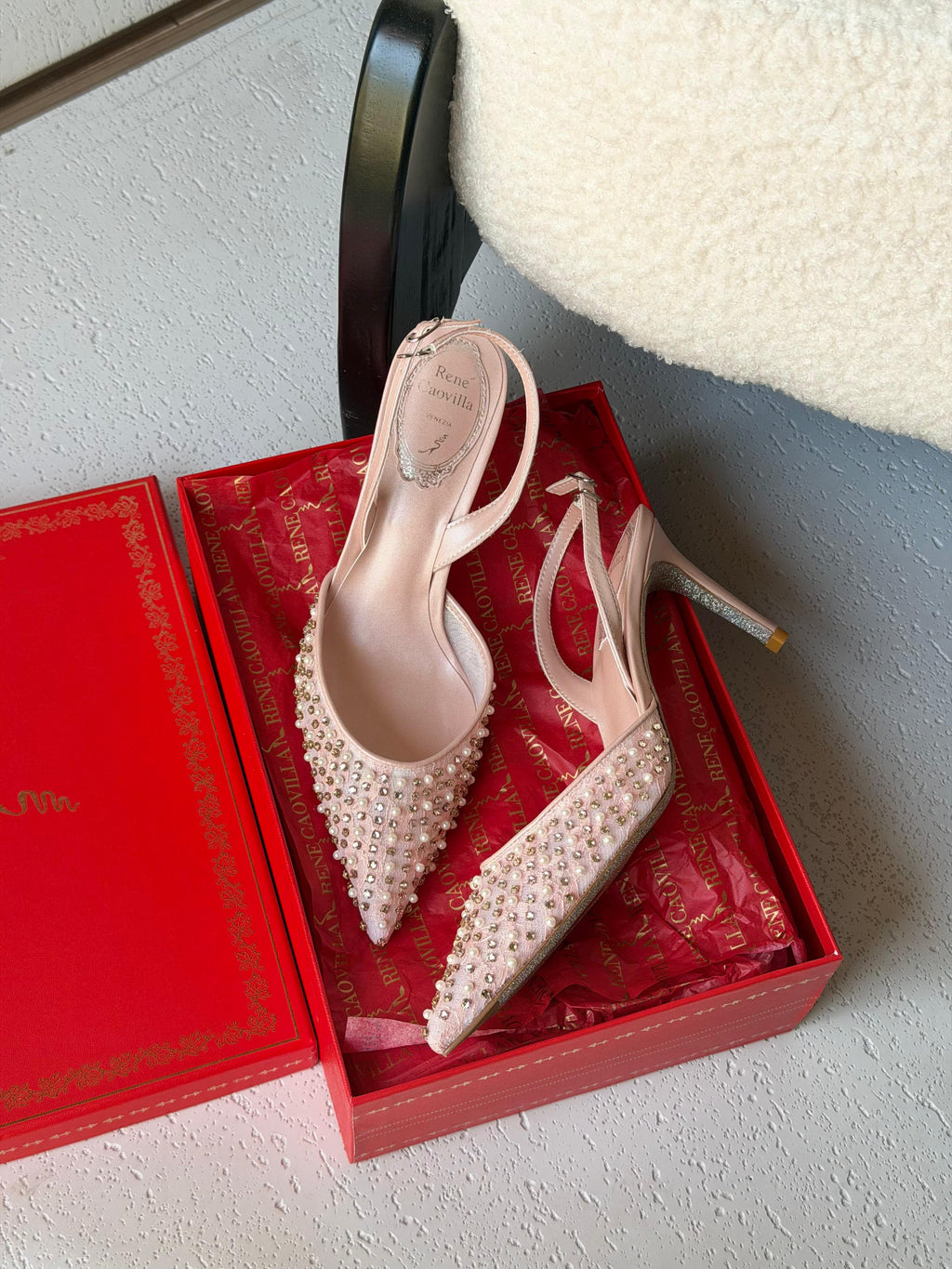 Rene Caovilla Aretha Slingback
