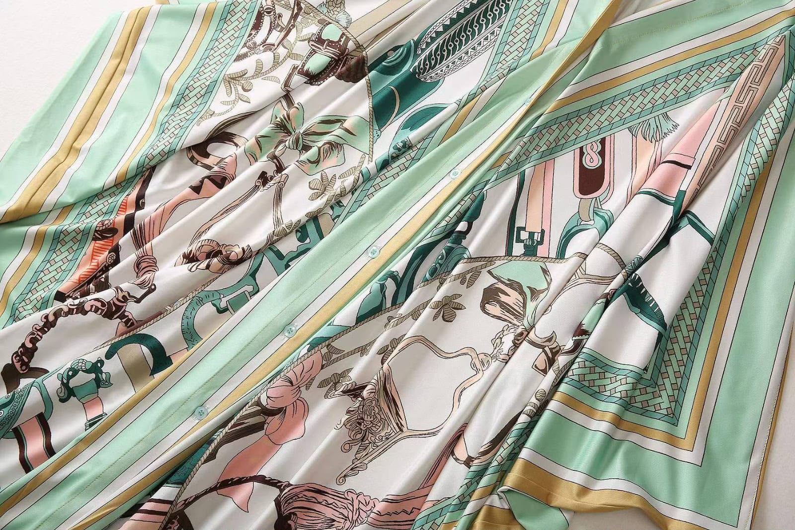 Pucci Printed Silk Kaftan