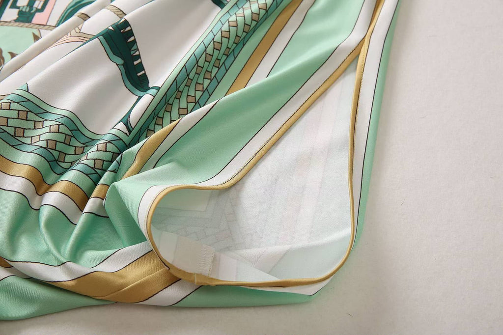 Pucci Printed Silk Kaftan
