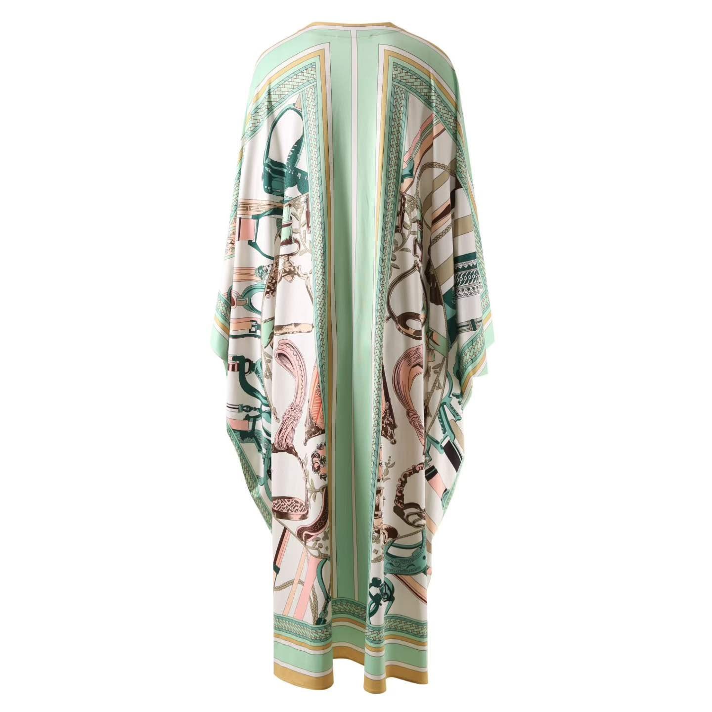Pucci Printed Silk Kaftan