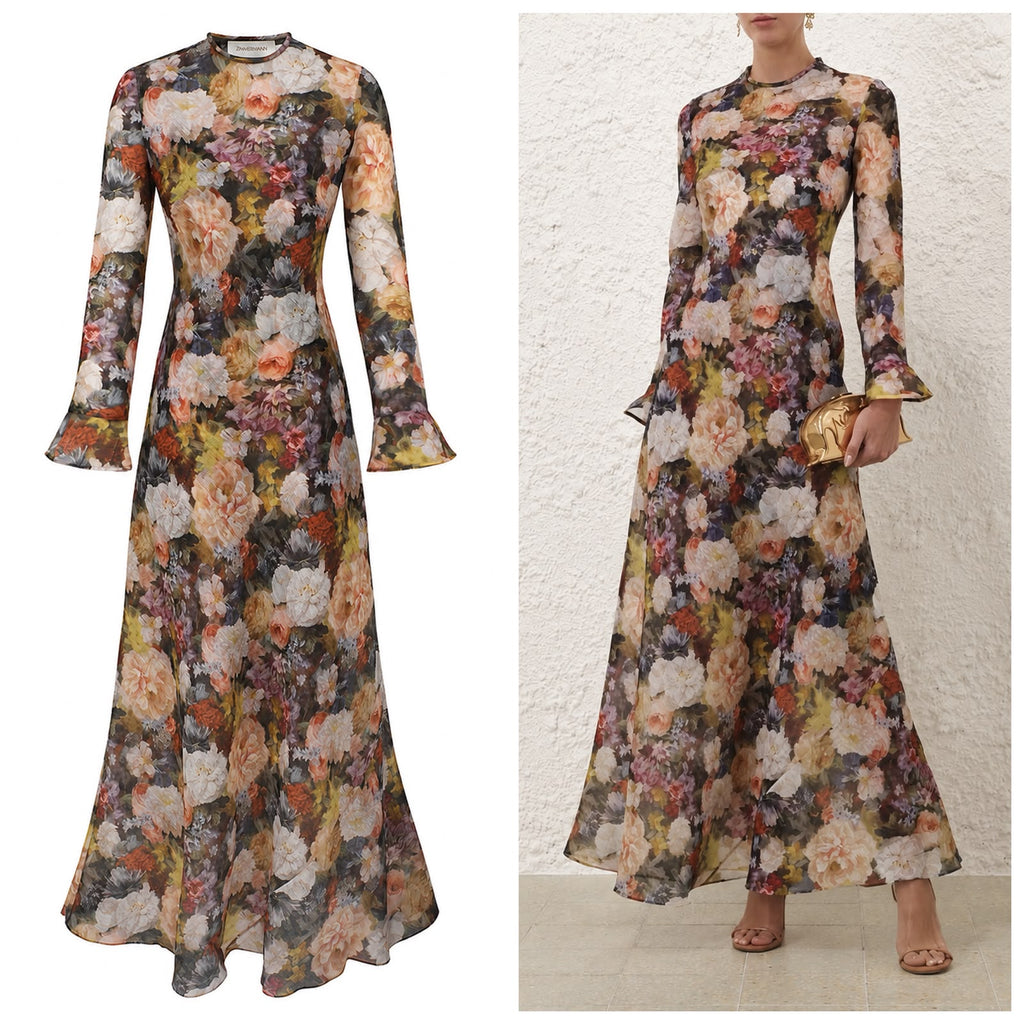 Zimmermann Alchemy Sheath Maxi Dress