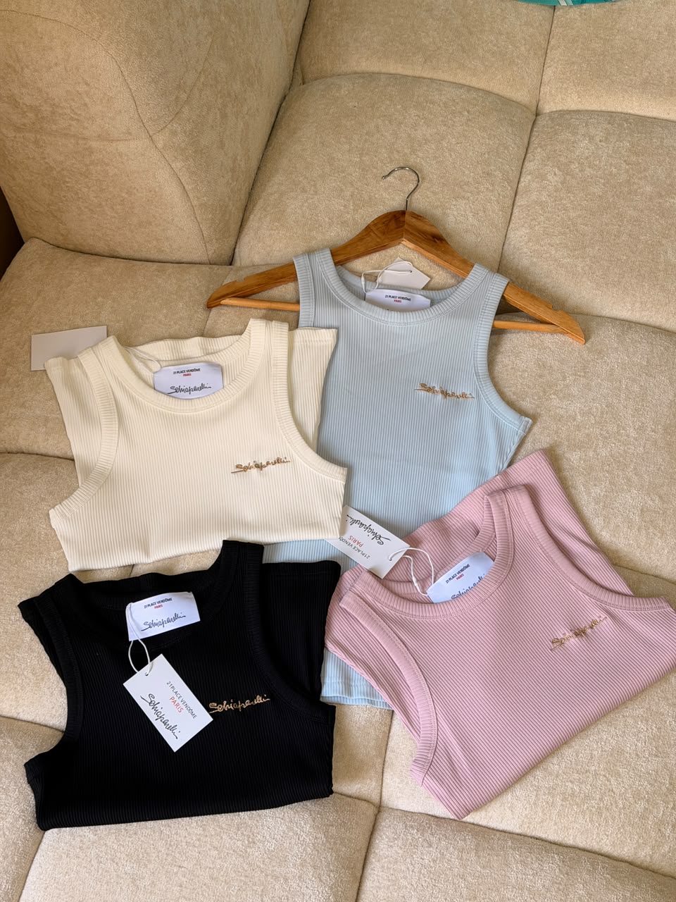 Schiaparelli Ribbed Tank Top