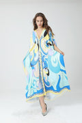 Pucci Printed Silk Kaftan