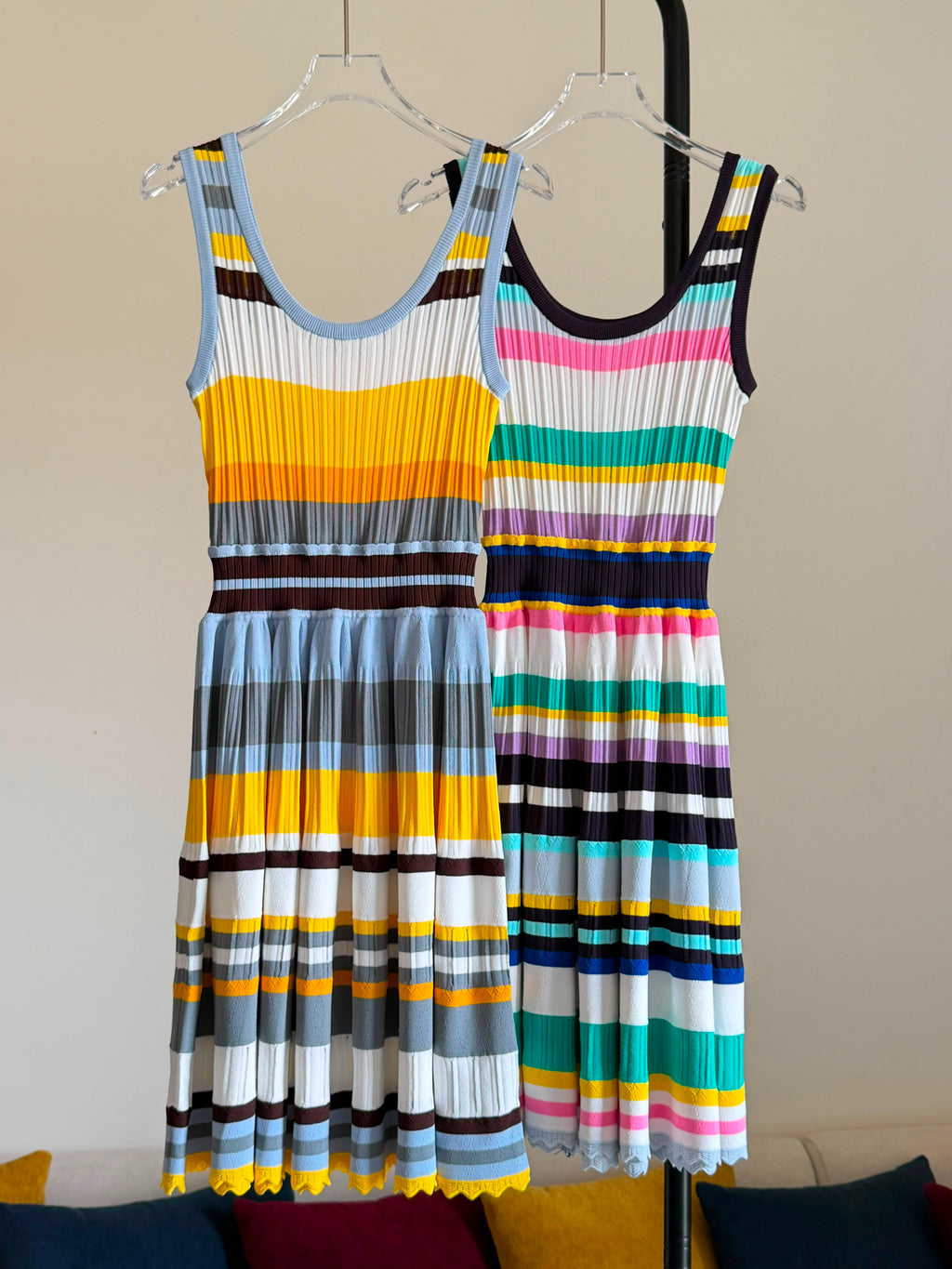 Alaia Multicolor Crinoline Dress