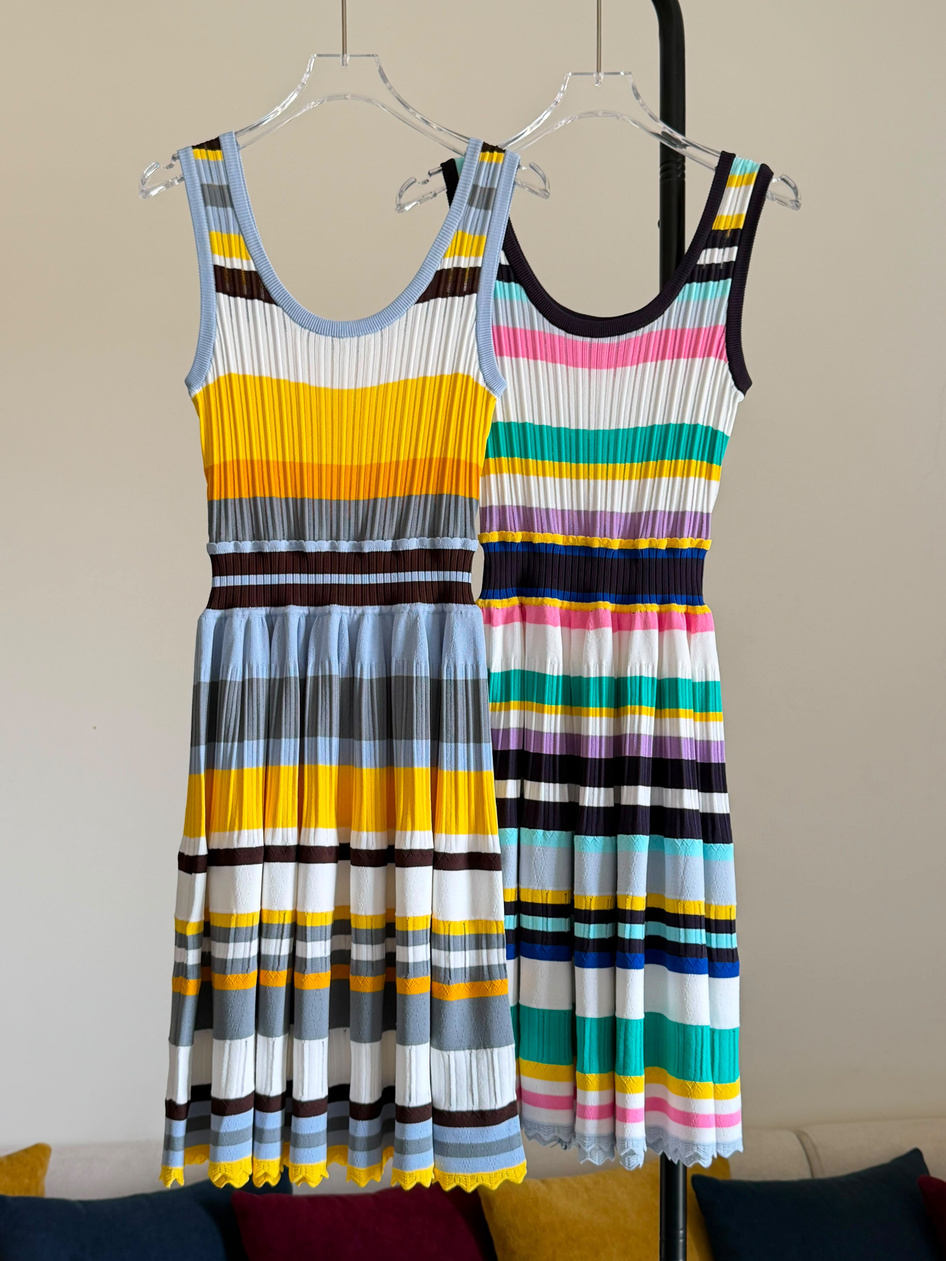 Alaia Multicolor Crinoline Dress