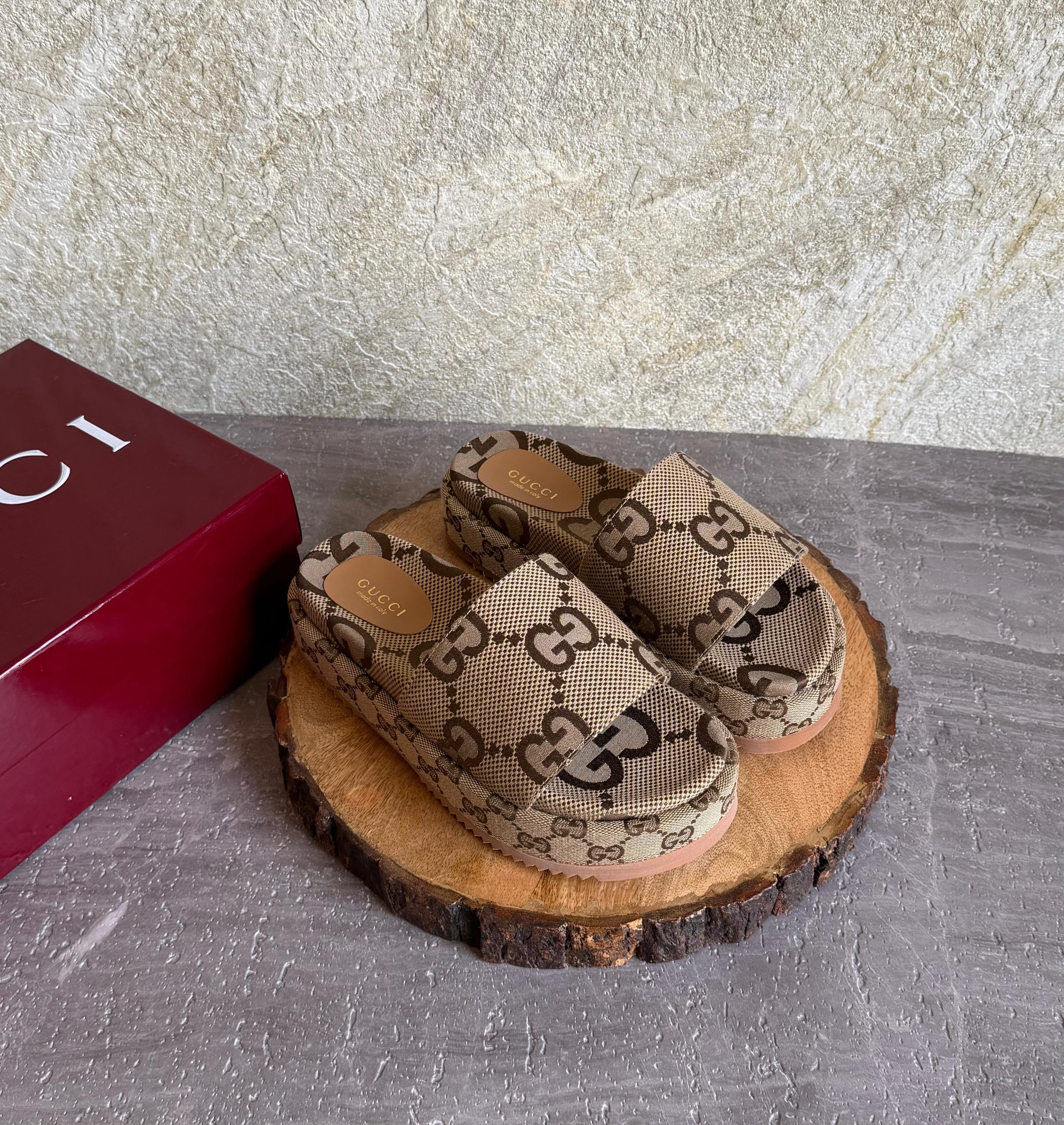 Gucci Platform Slide Sandal