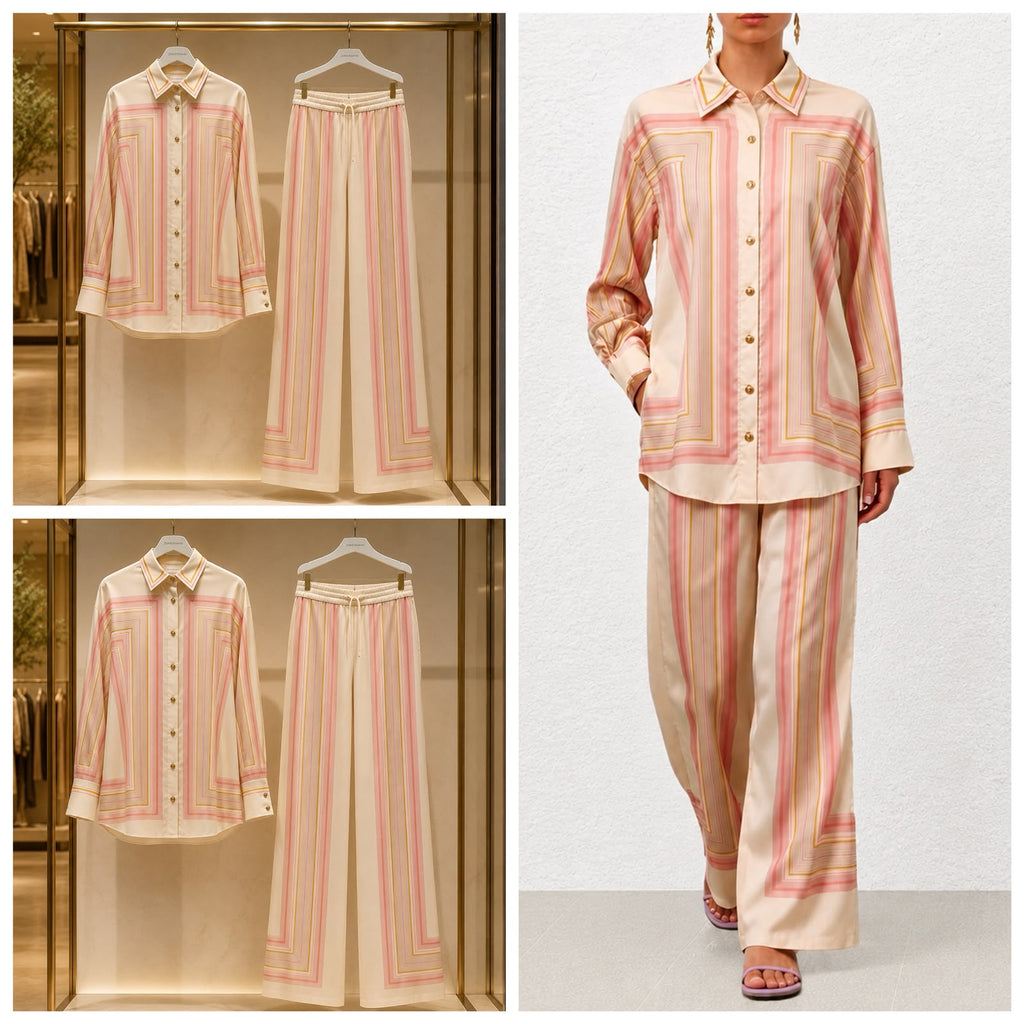 Zimmermann Relaxed Shirt & Pant Set