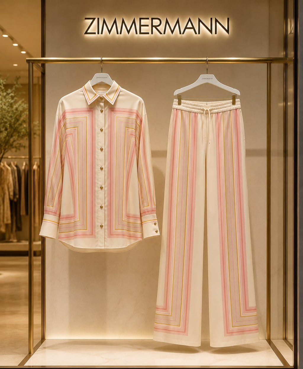 Zimmermann Relaxed Shirt & Pant Set
