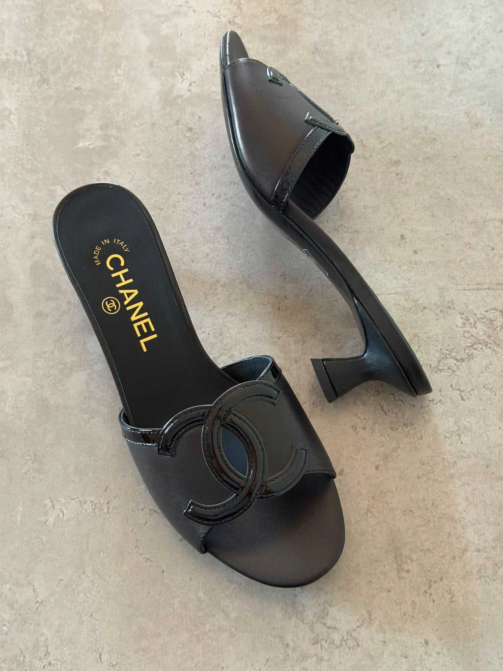Chanel Low-Heel Mules