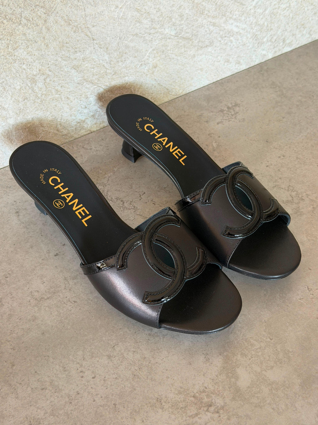 Chanel Low-Heel Mules