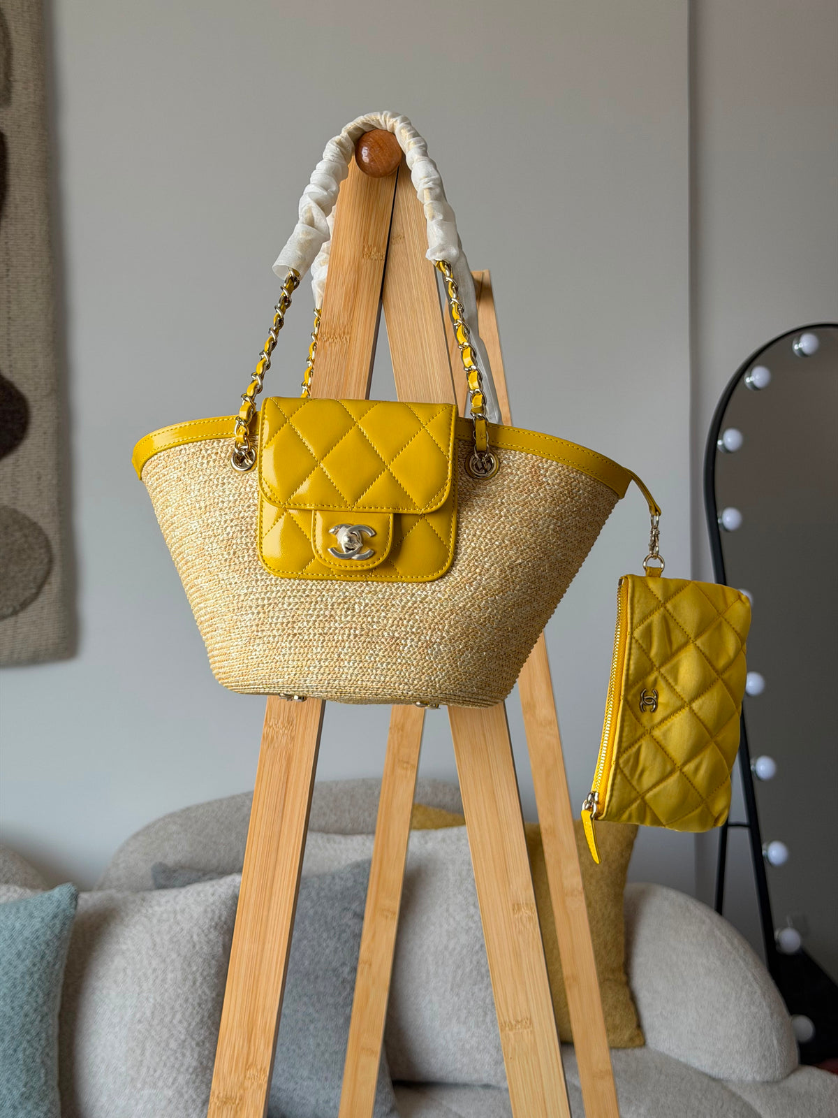 Chanel Coco Beach Shopping Tote Bag