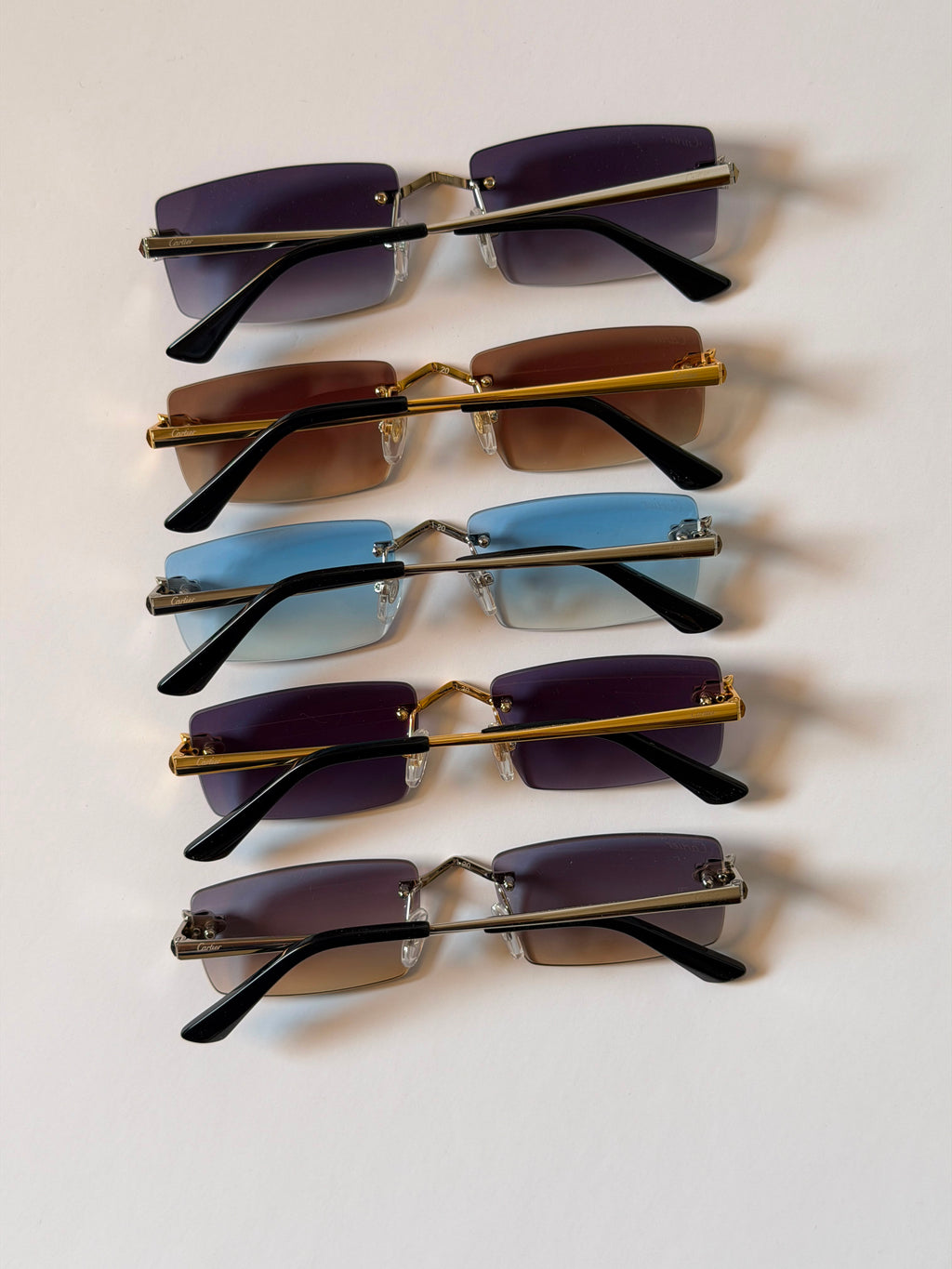 Panthère de Cartier Rimless Sunglasses