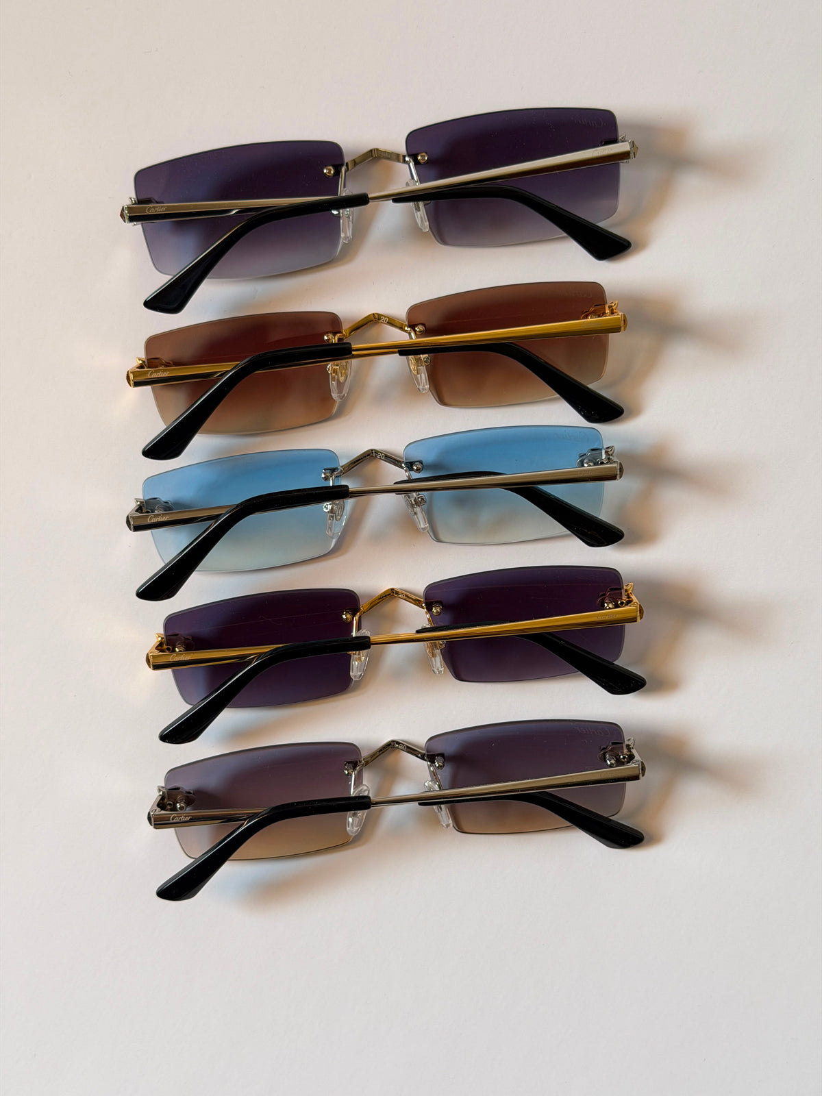 Panthère de Cartier Rimless Sunglasses