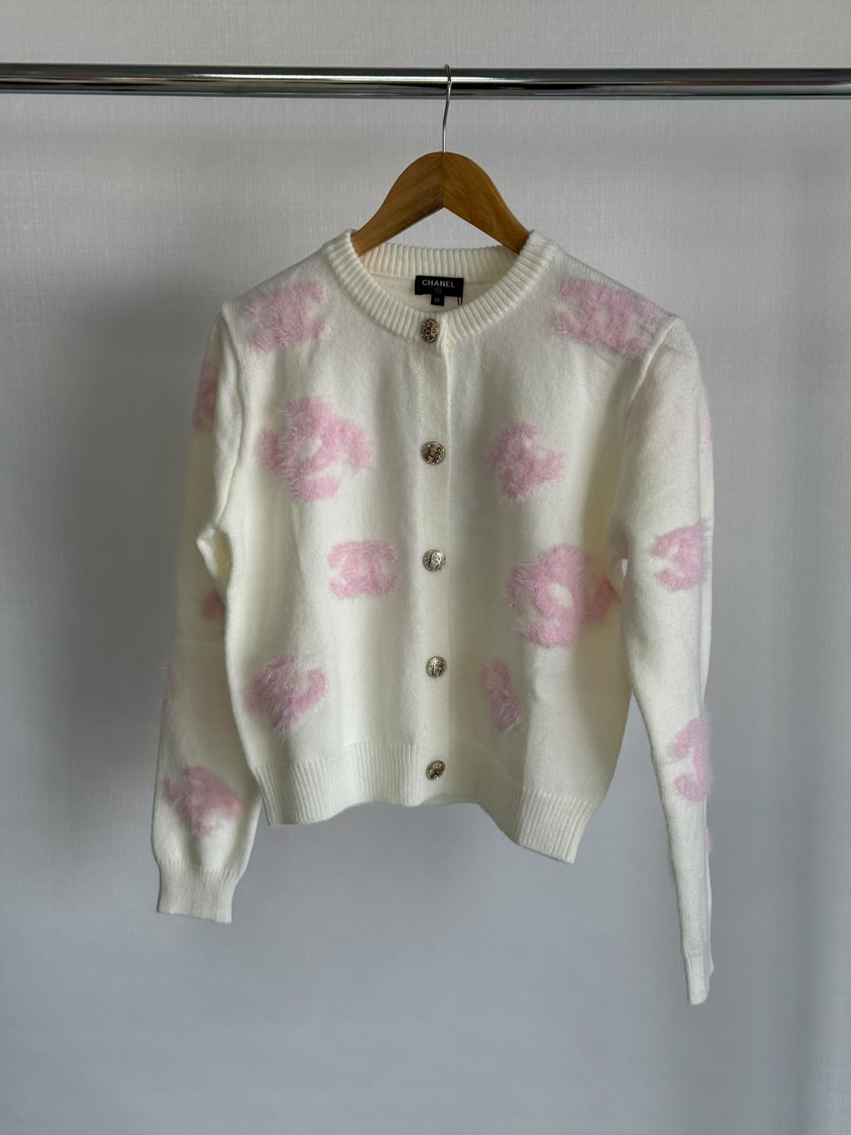 Chanel Knit Cardigan Accented