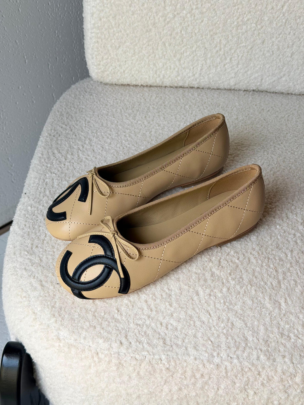 Chanel Lambskin Ballet Flats