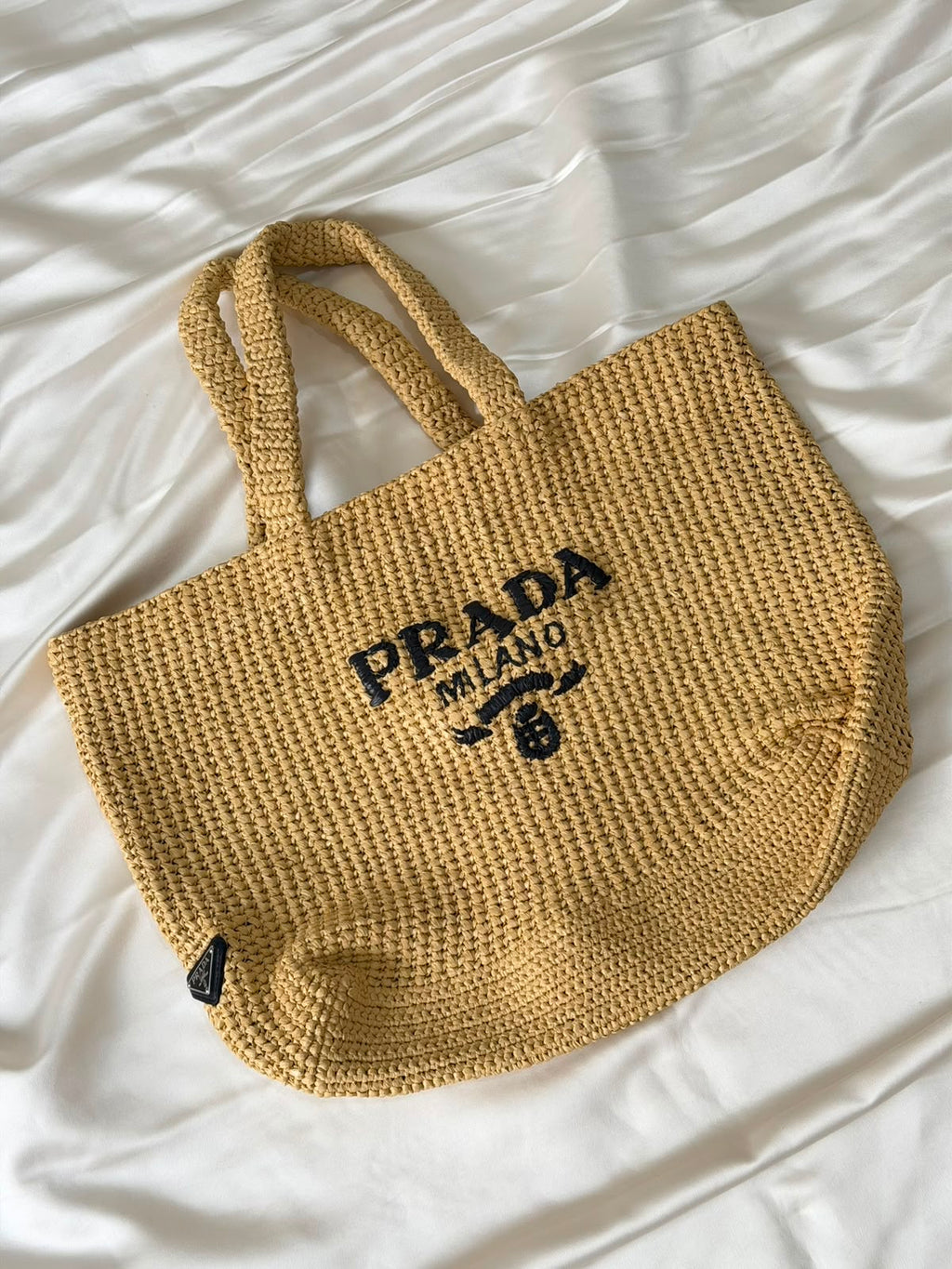 Prada Crochet Tote Bag