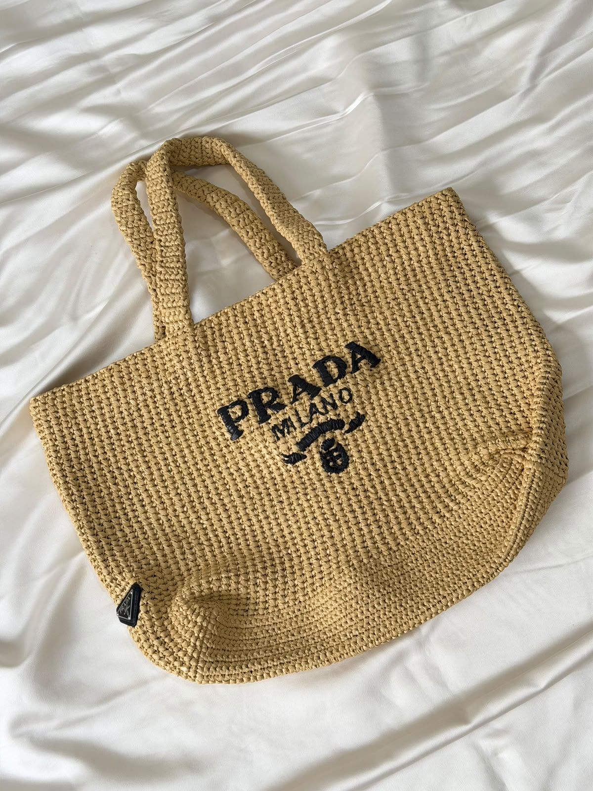 Prada Crochet Tote Bag