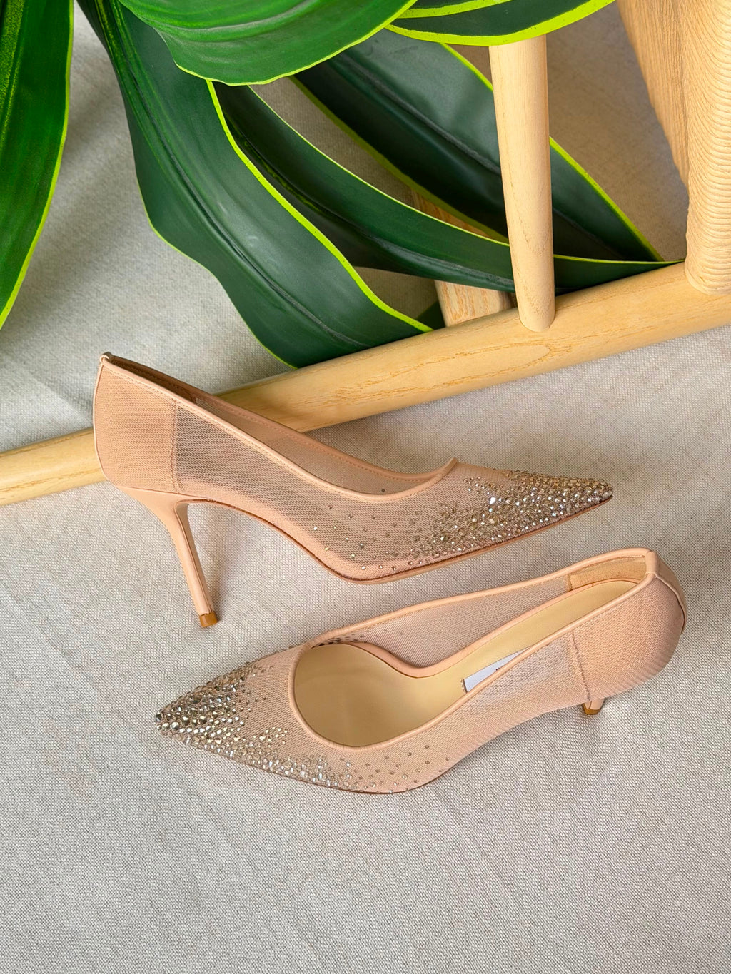 Jimmy Choo Love Crystal-Embellished Pumps