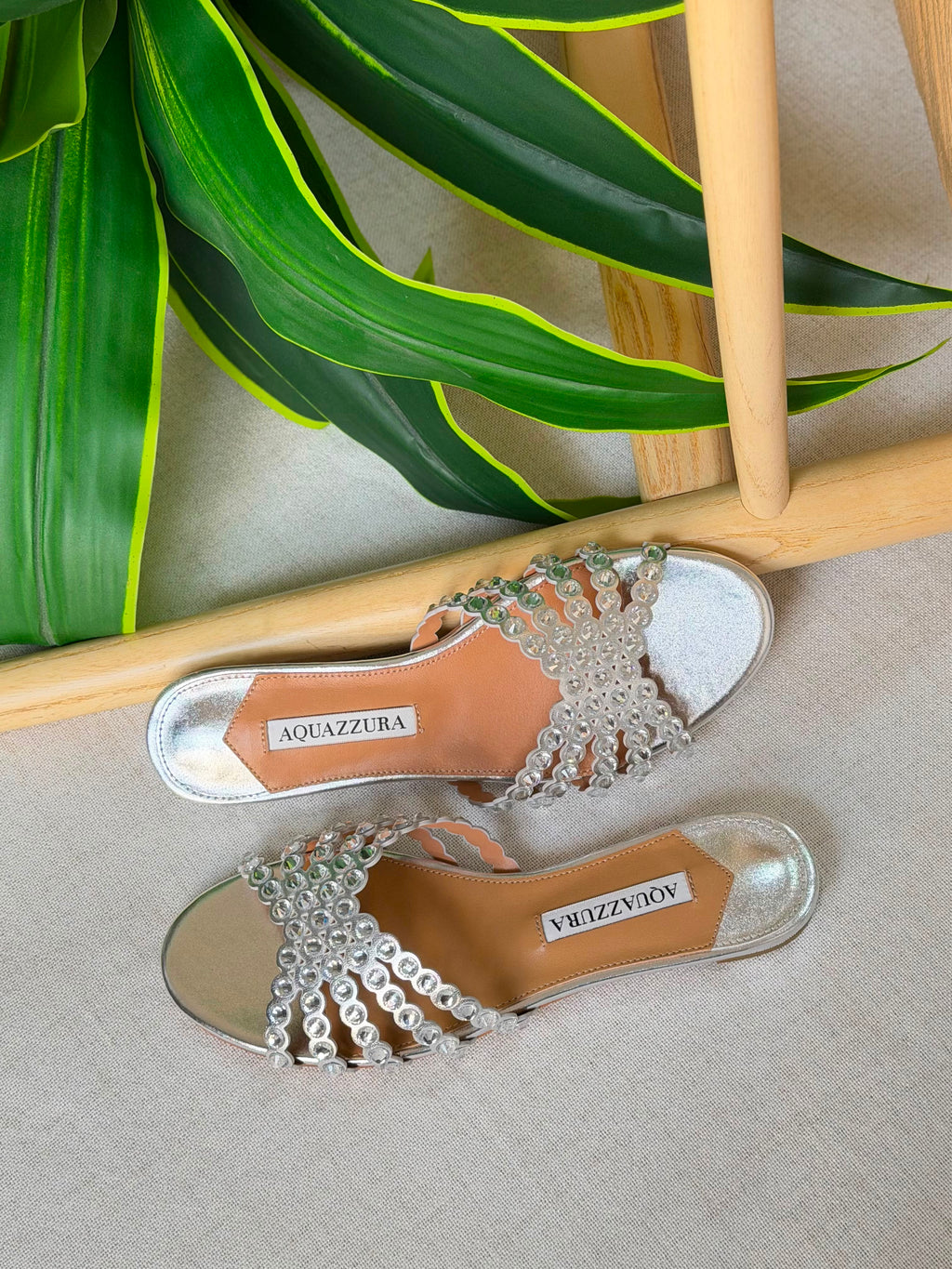 Aquazzura Tequila Flat Slides