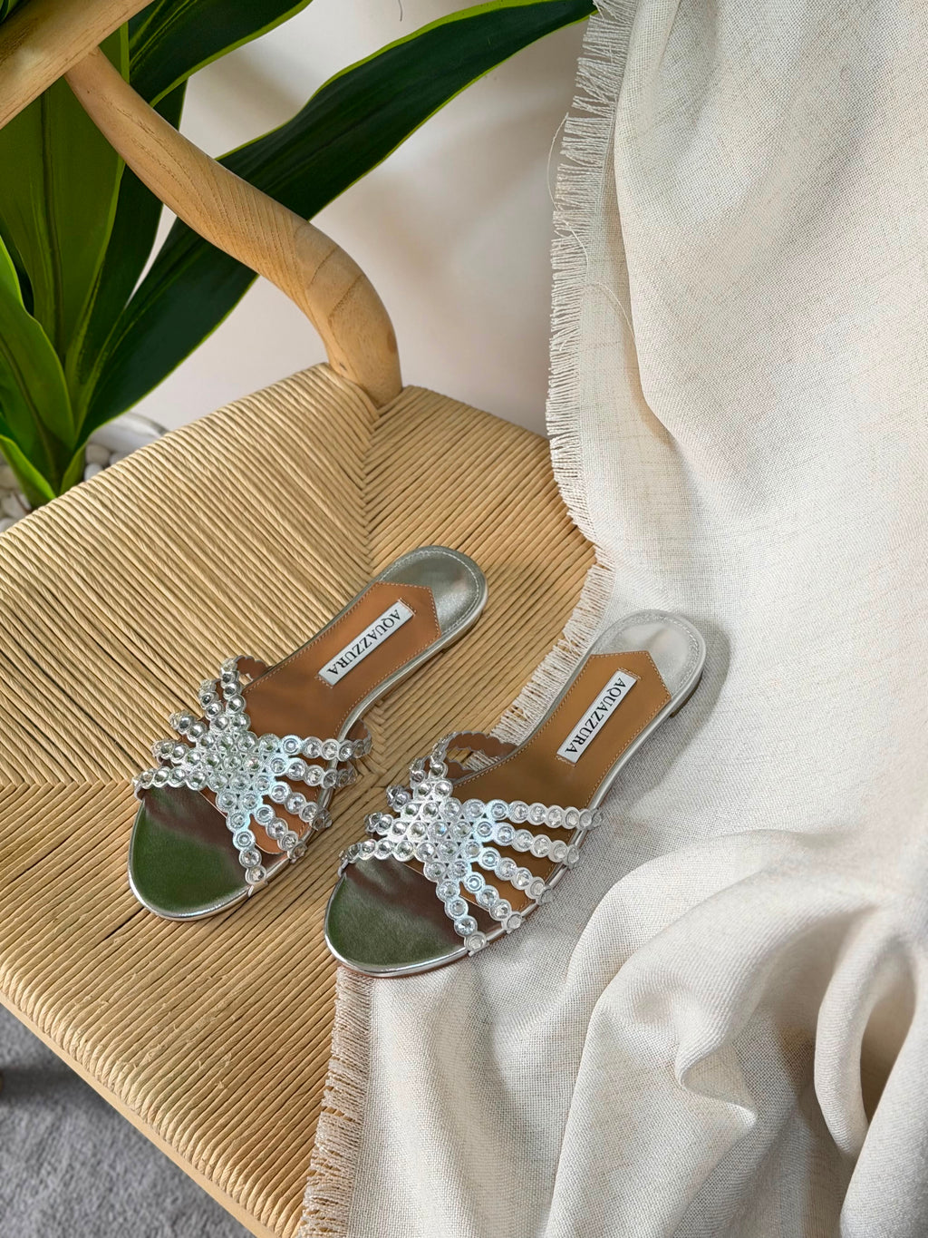 Aquazzura Tequila Flat Slides