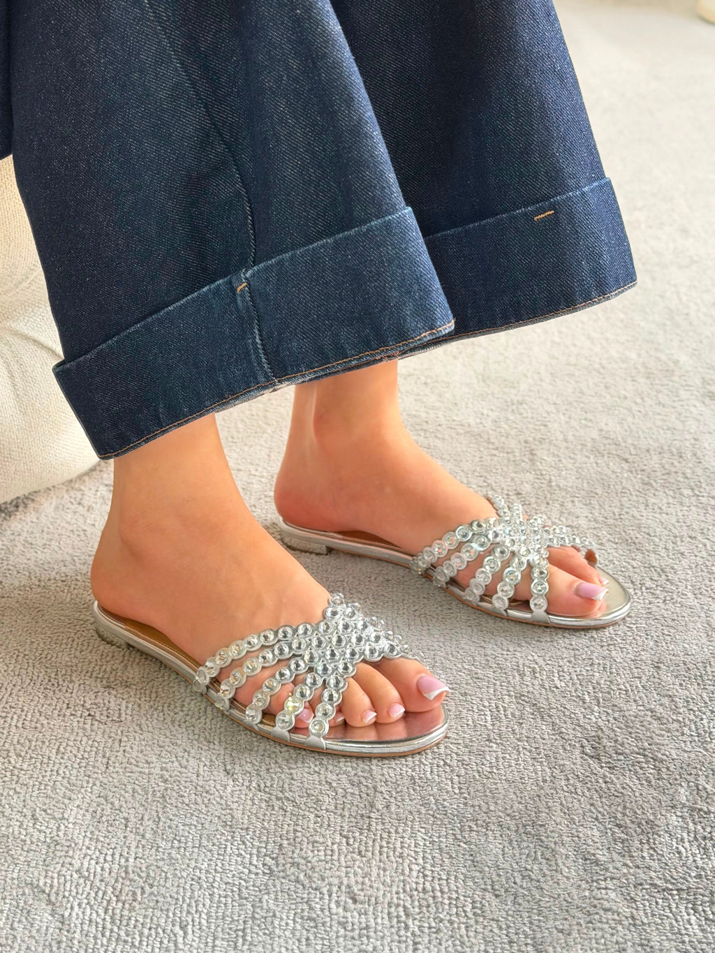 Aquazzura Tequila Flat Slides