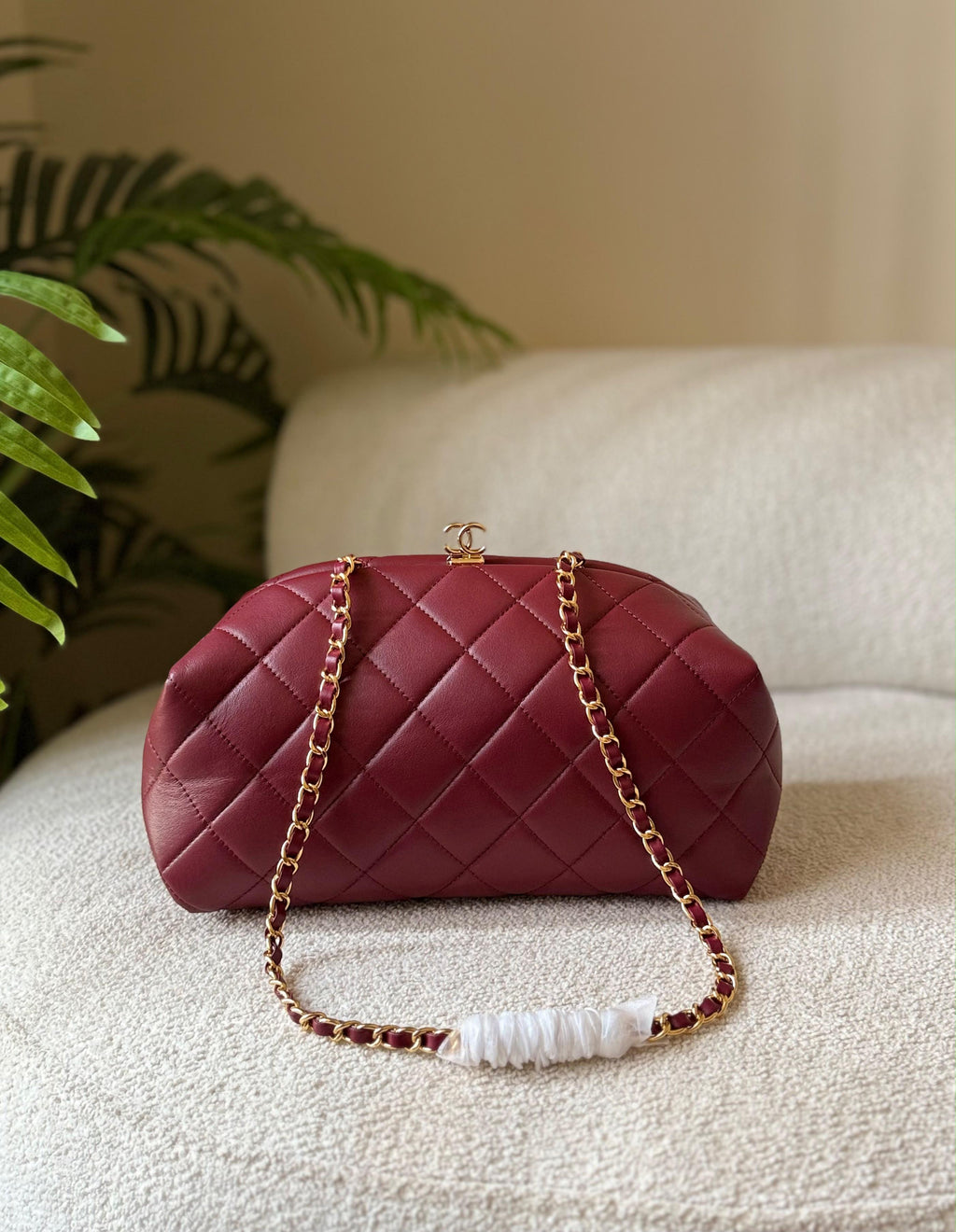 Chanel Clutch with Chain Suede Calfskin