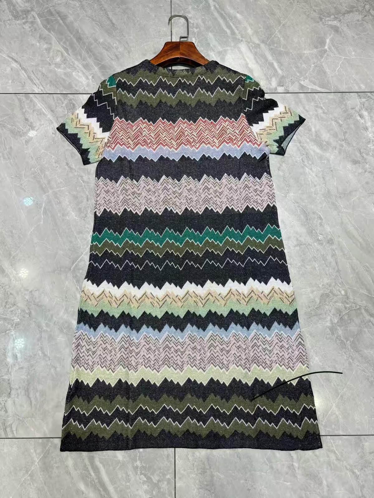 Missoni Mini Zigzag Short-Sleeve Dress