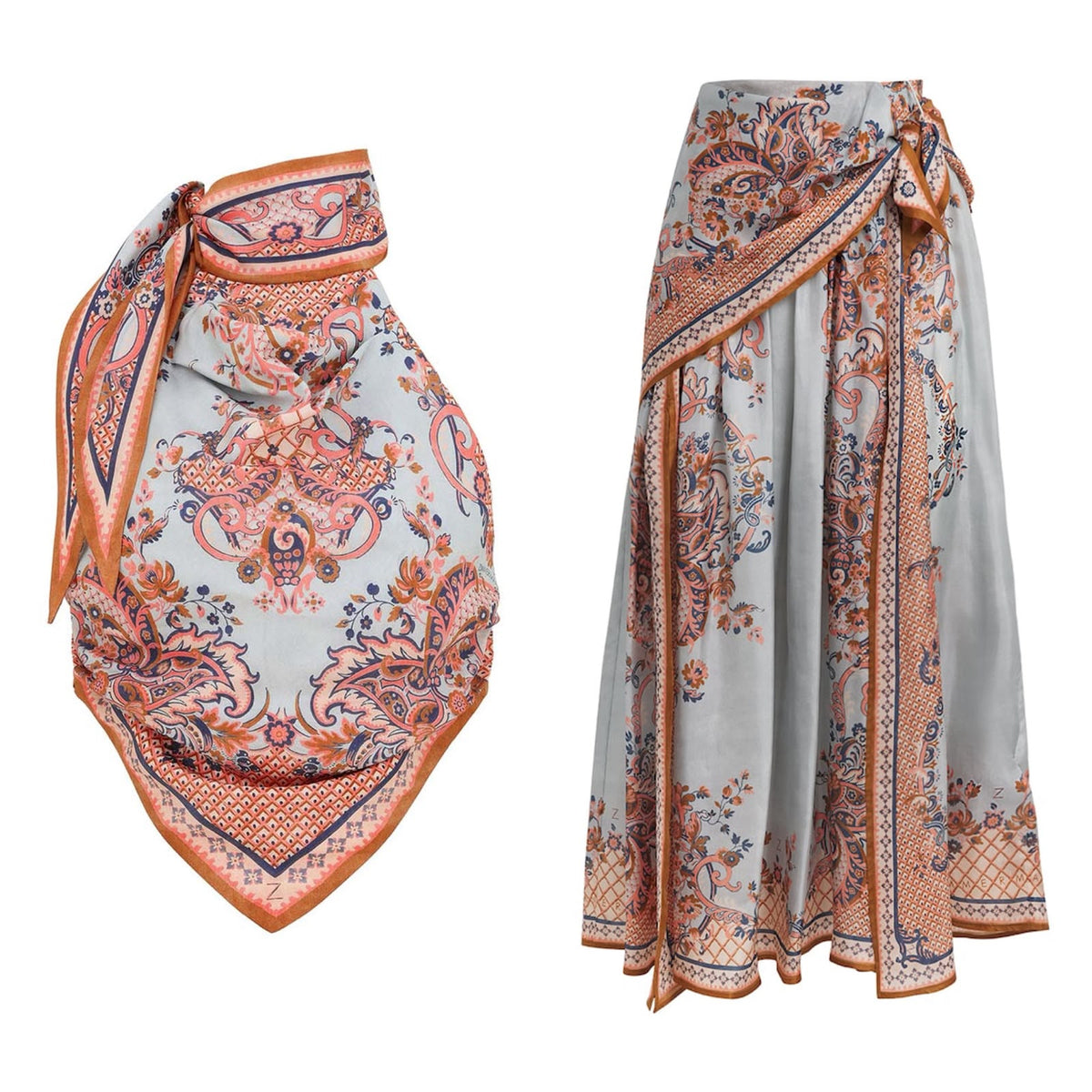 Zimmermann Aster Blouse and  Skirt Set