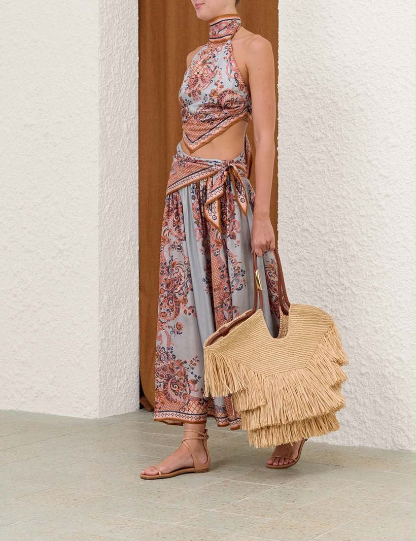 Zimmermann Aster Blouse and  Skirt Set