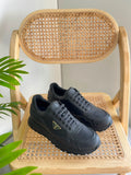 Prada Black Prax 2.0 Leather Sneakers