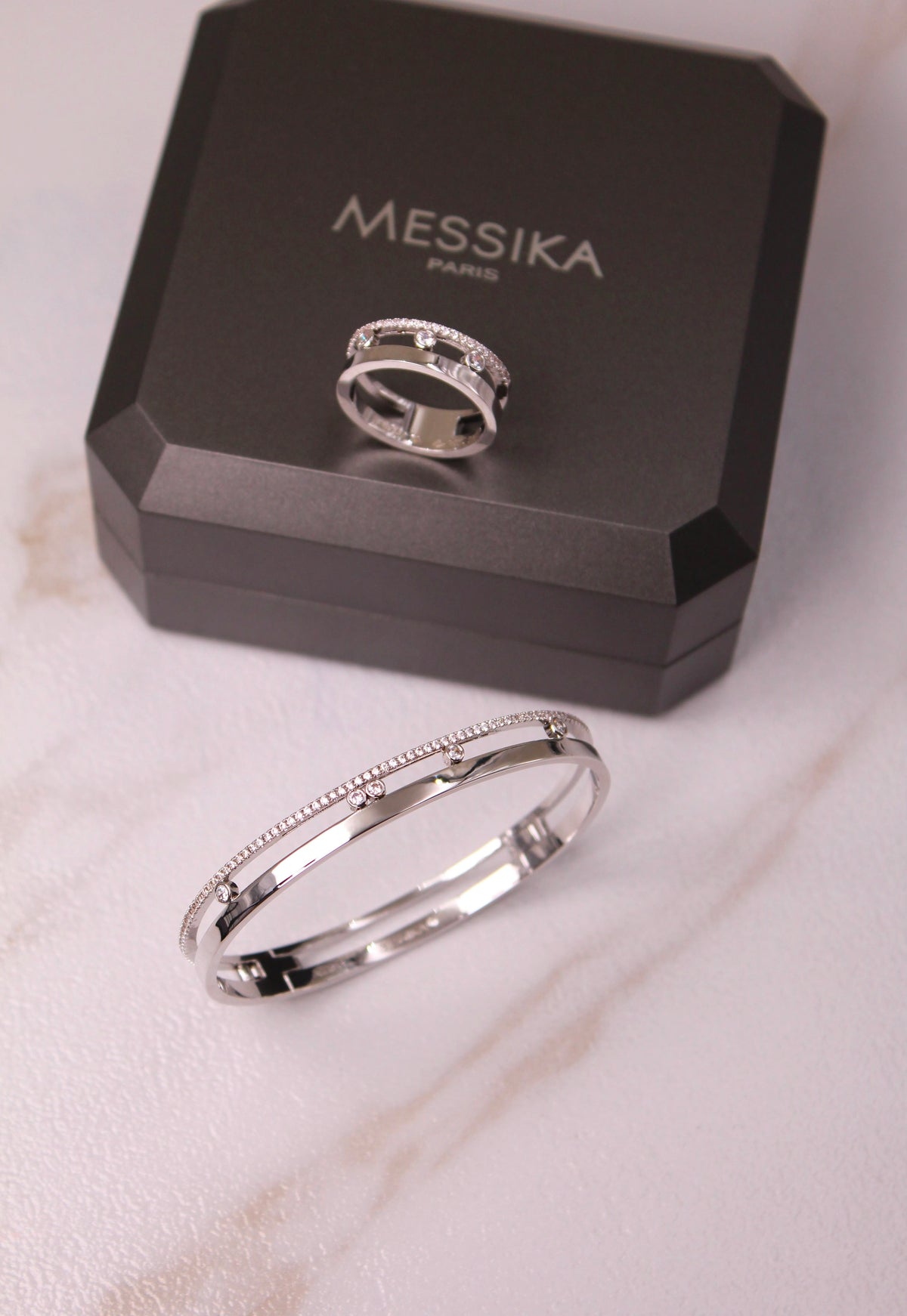 Messika Move Romane Diamond Bangle & Ring Set
