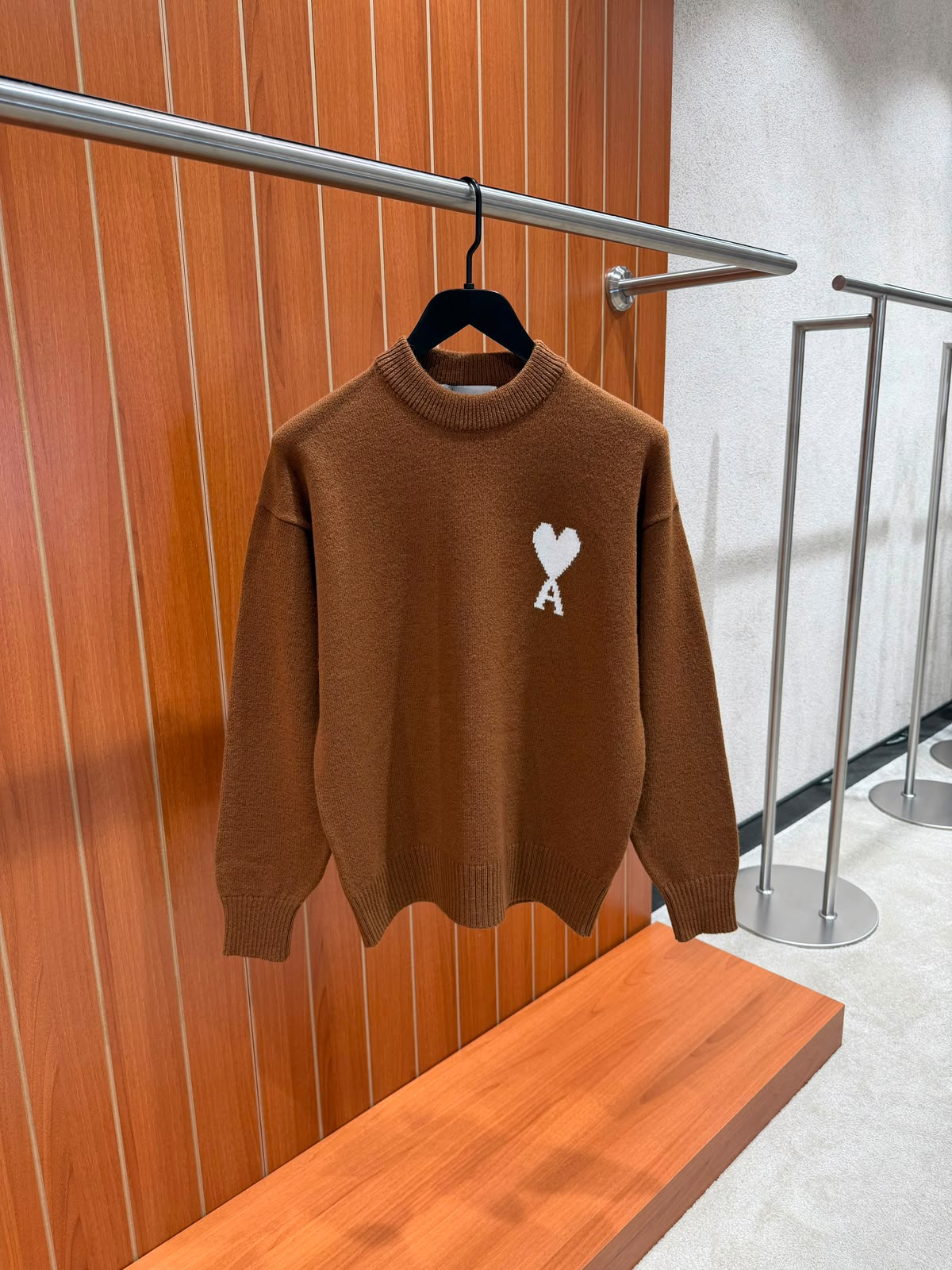 AMI Paris Ami de Coeur Crewneck Sweater