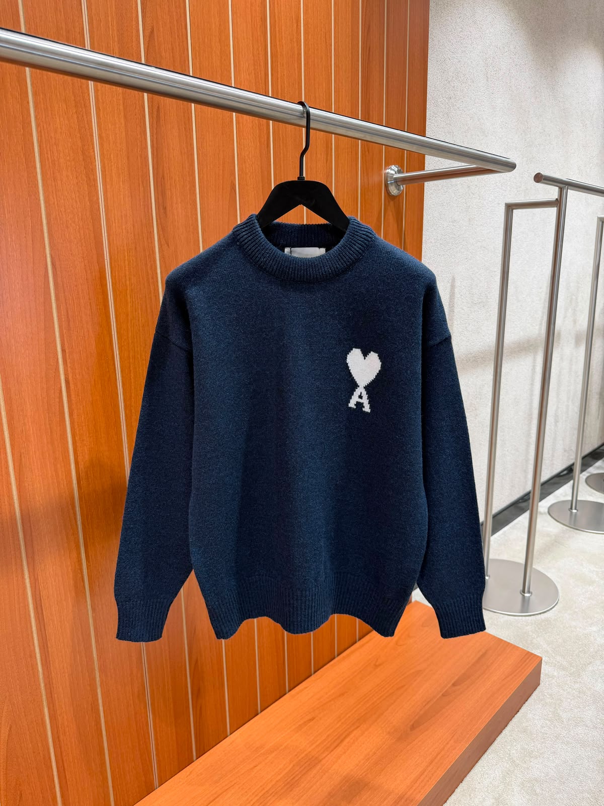AMI Paris Ami de Coeur Crewneck Sweater