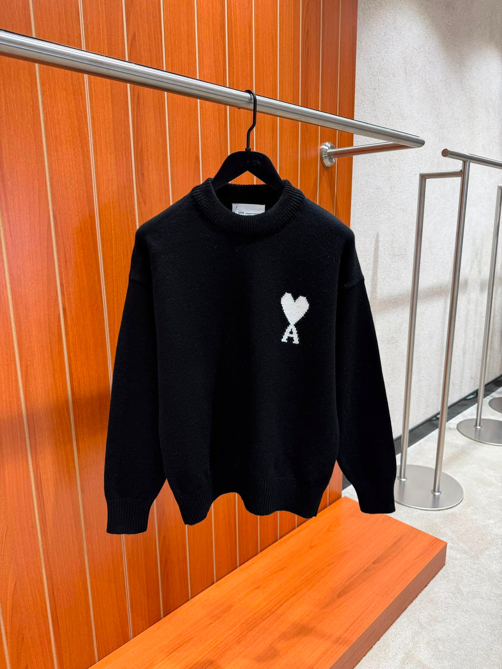 AMI Paris Ami de Coeur Crewneck Sweater