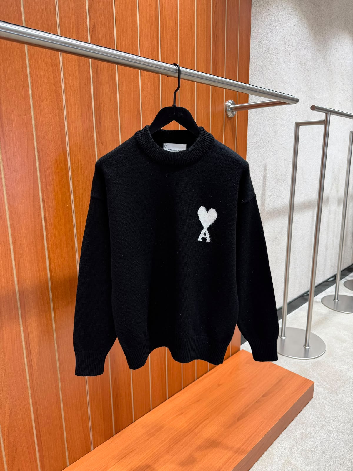 AMI Paris Ami de Coeur Crewneck Sweater