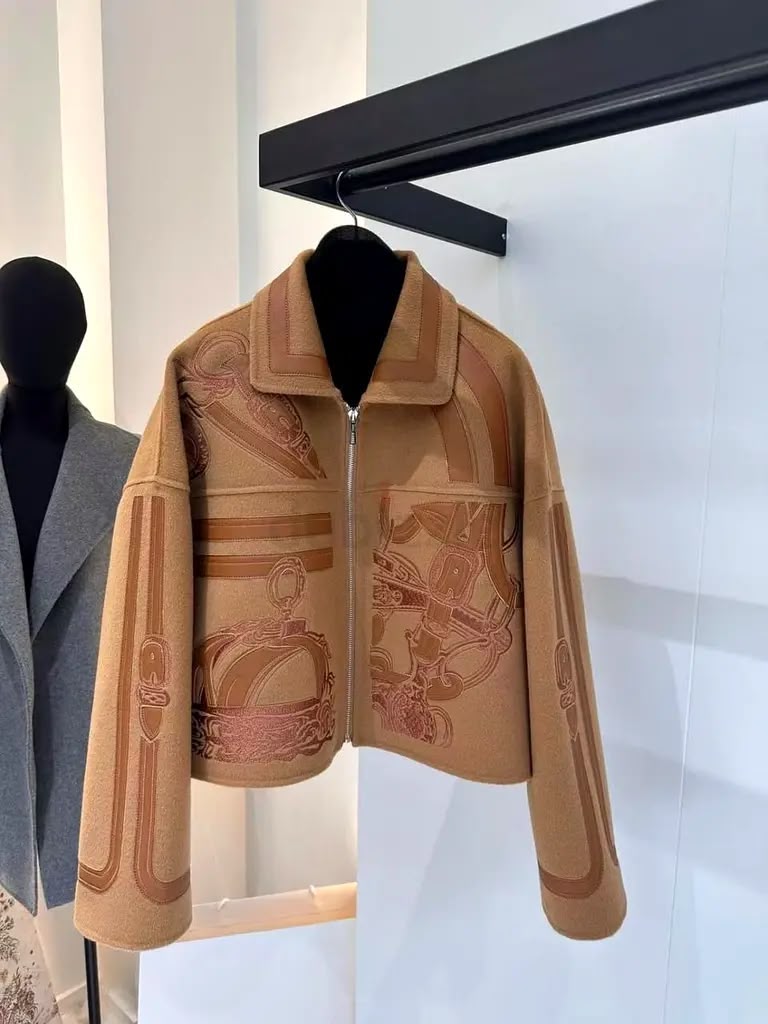 Hermes Della Cavalleria Embroidery Jacket