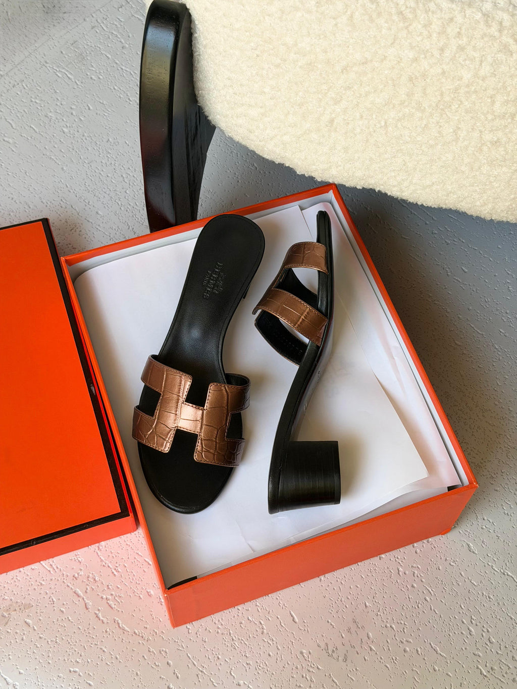 Hermes Oran Sandals