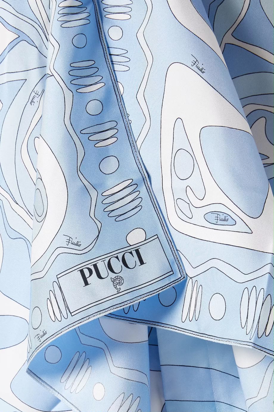 Pucci Marmo and Angoli Print Silk Matching Co-ord Set