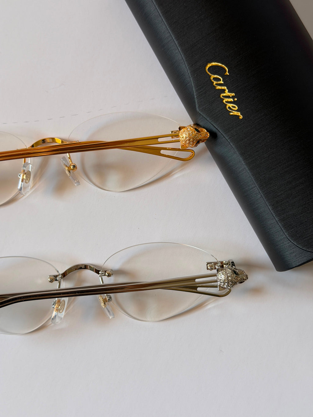 Cartier Panthère de Cartier Rimless Optical Glasses