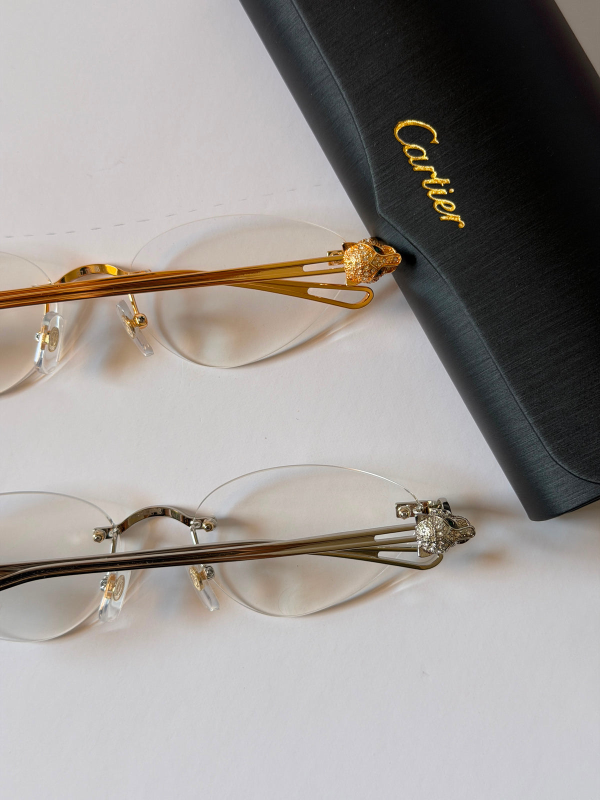 Cartier Panthère de Cartier Rimless Optical Glasses