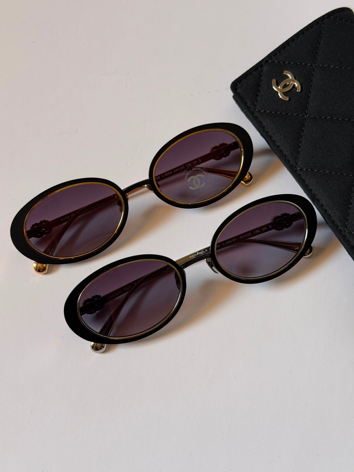 Chanel Oval Sunglasses