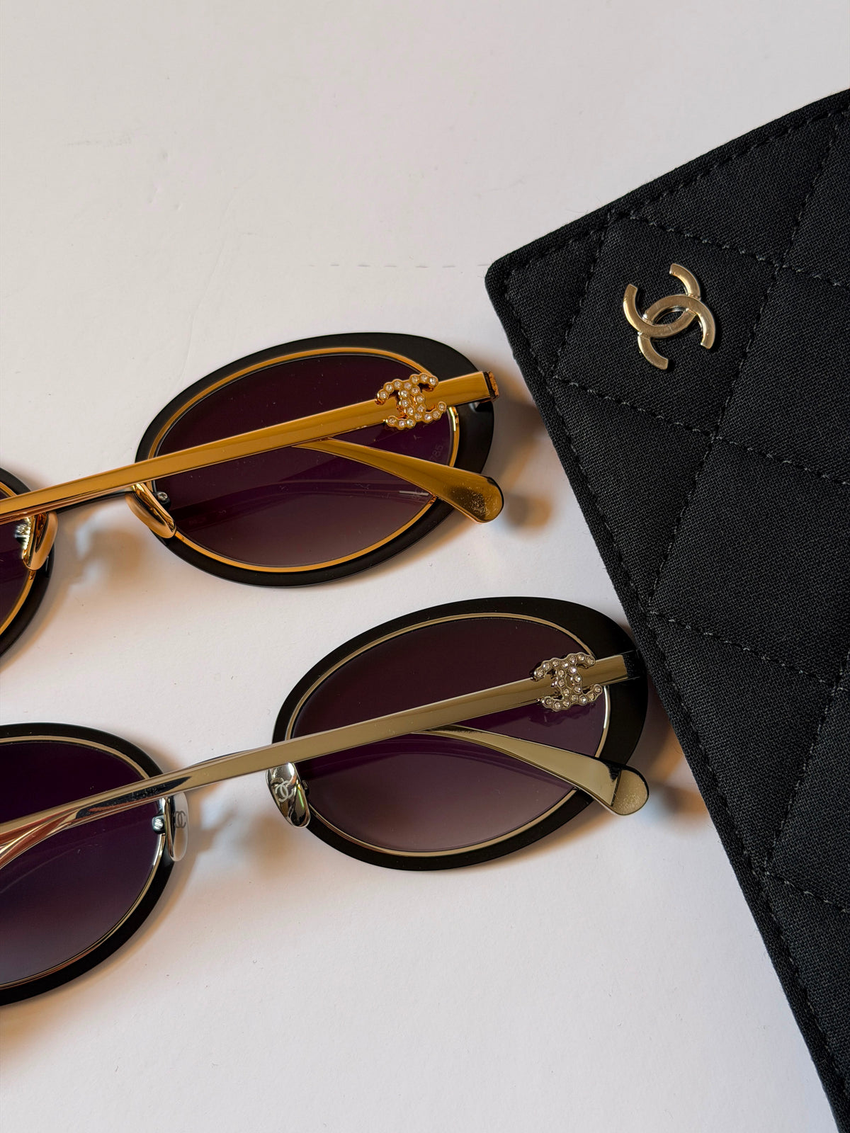 Chanel Oval Sunglasses