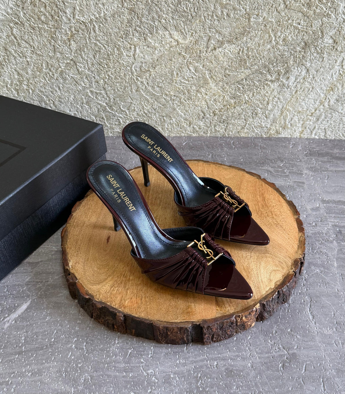 Saint Laurent Babylone Mules