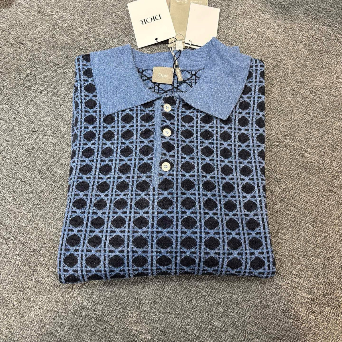 Dior Dioriviera Cannage Polo Shirt