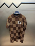 Louis Vuitton Damier Short-Sleeved Crewneck