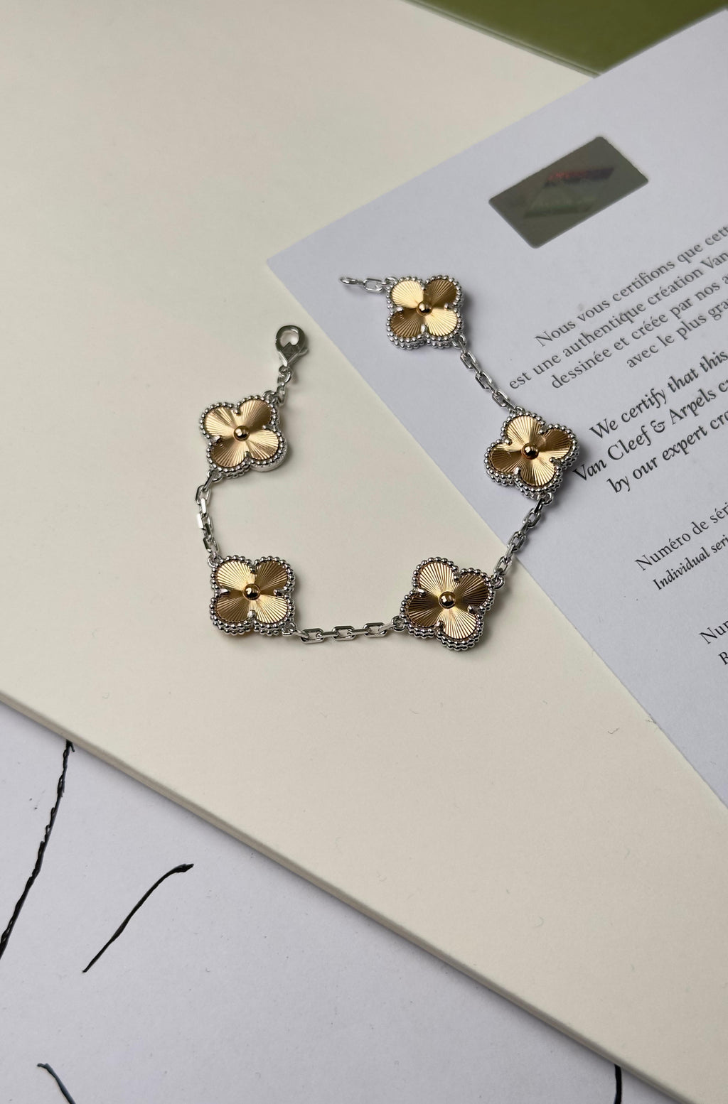 Van Cleef & Arpels Vintage Alhambra Guilloché Jewelry Full Set