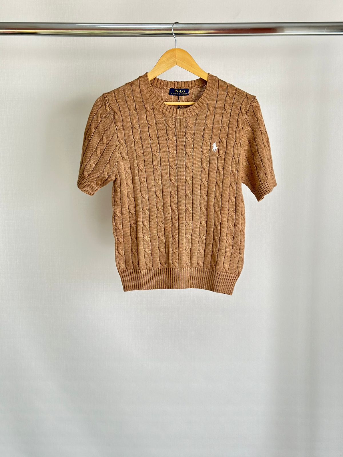 Polo Ralph Lauren Cable-Knit Short-Sleeve Jumper
