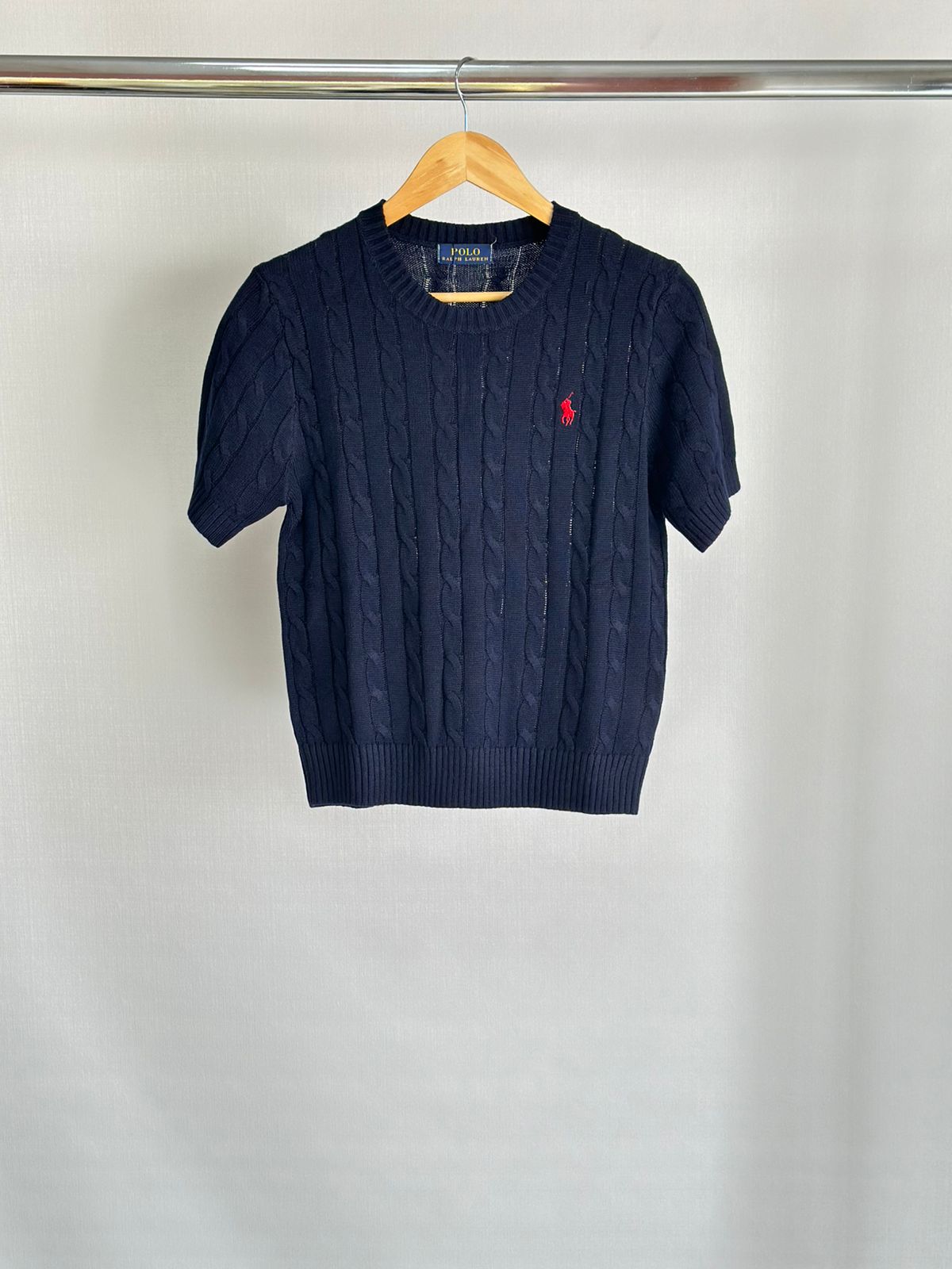 Polo Ralph Lauren Cable-Knit Short-Sleeve Jumper