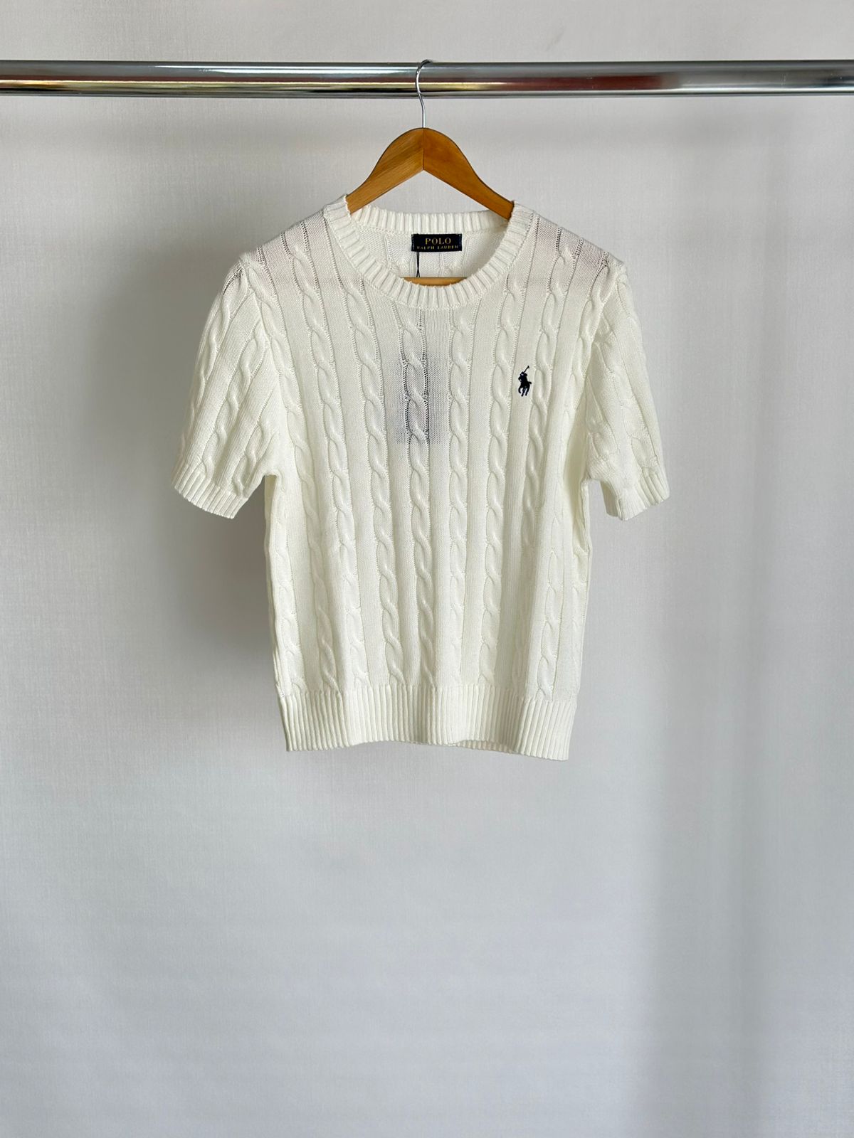 Polo Ralph Lauren Cable-Knit Short-Sleeve Jumper